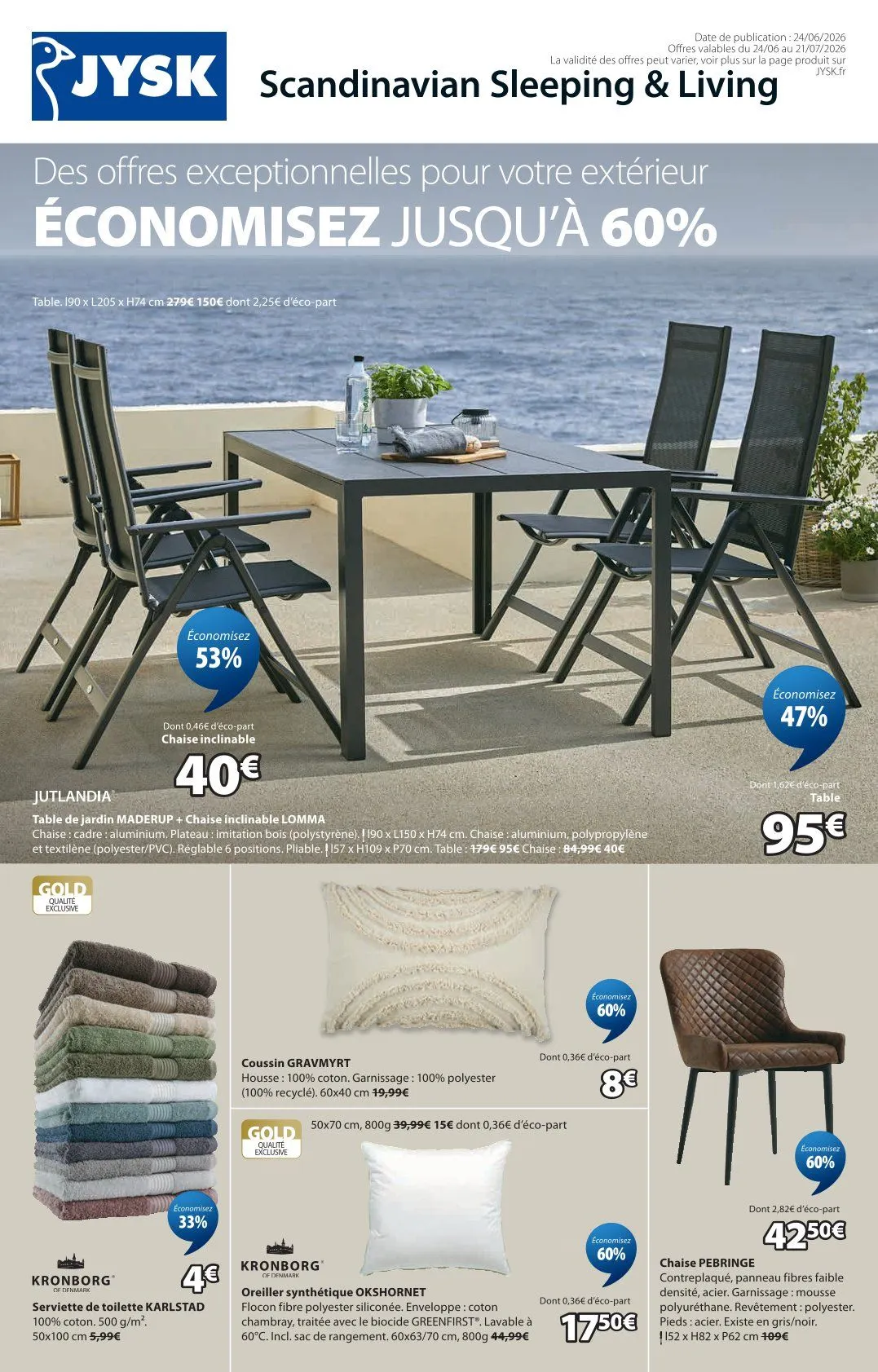 JYSK Catalogue du 24 juin au 21 juillet 2026 - Catalogue page 