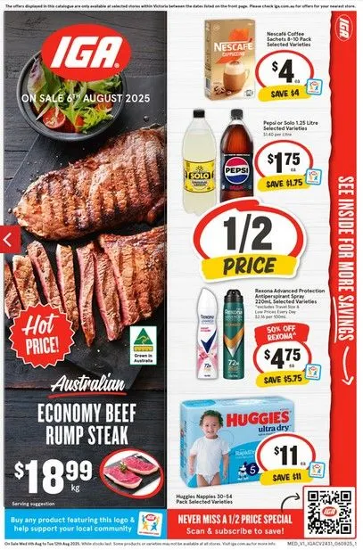 Weekly ad IGA Sales from August 8 to August 12 2025 - Page