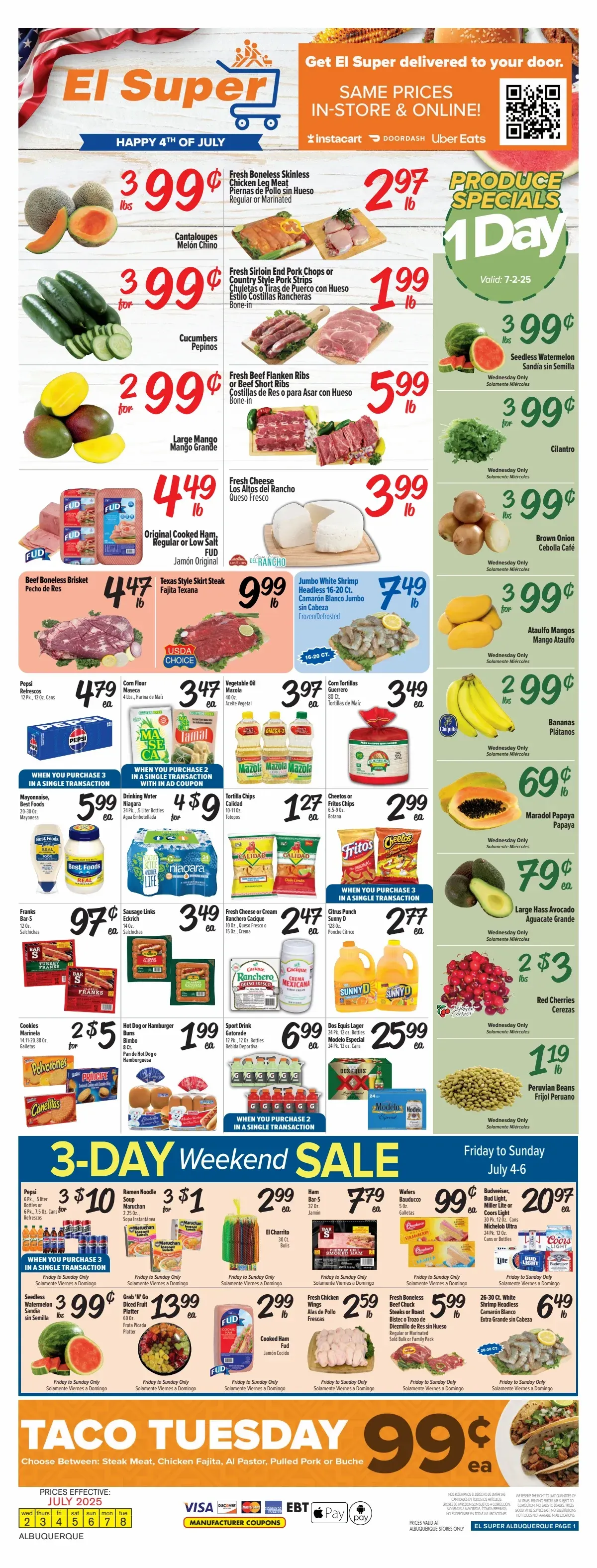 Weekly ad El Super weekly ads from July 2 to July 8 2025 - Page