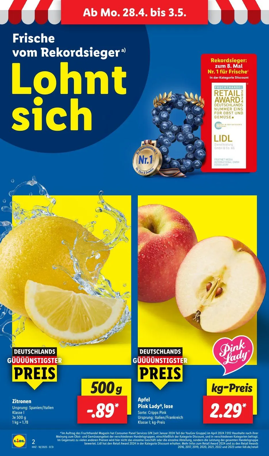 Lidl Prospekt von 28. April bis 3. Mai 2025 - Prospekt seite 2
