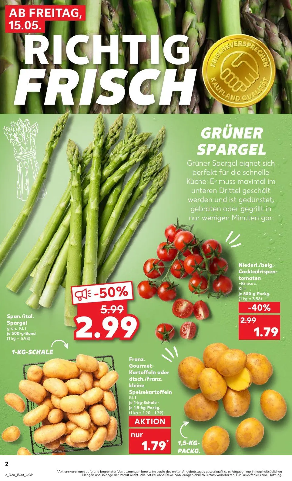  Kaufland Prospekte  von 15. Mai bis 20. Mai 2026 - Prospekt seite 2