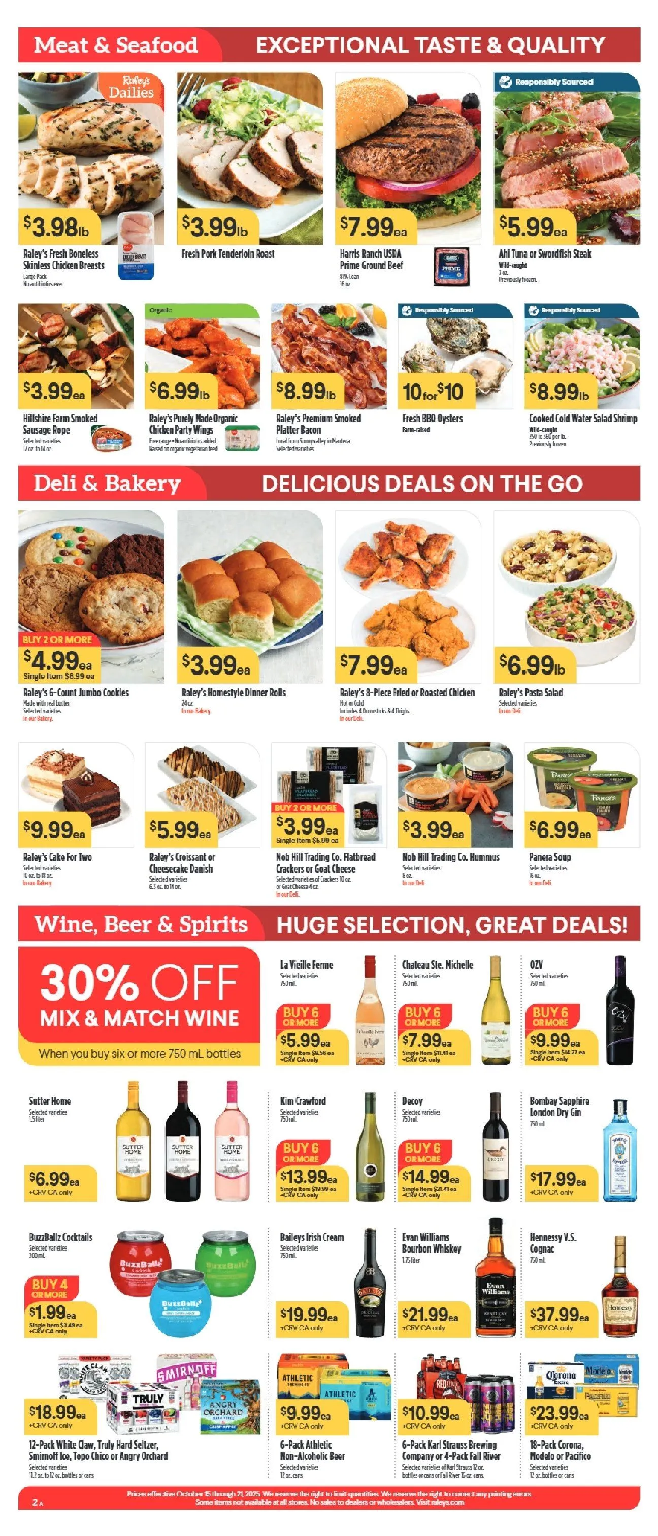 Weekly ad Raley's Sales from October 15 to October 21 2025 - Page 2