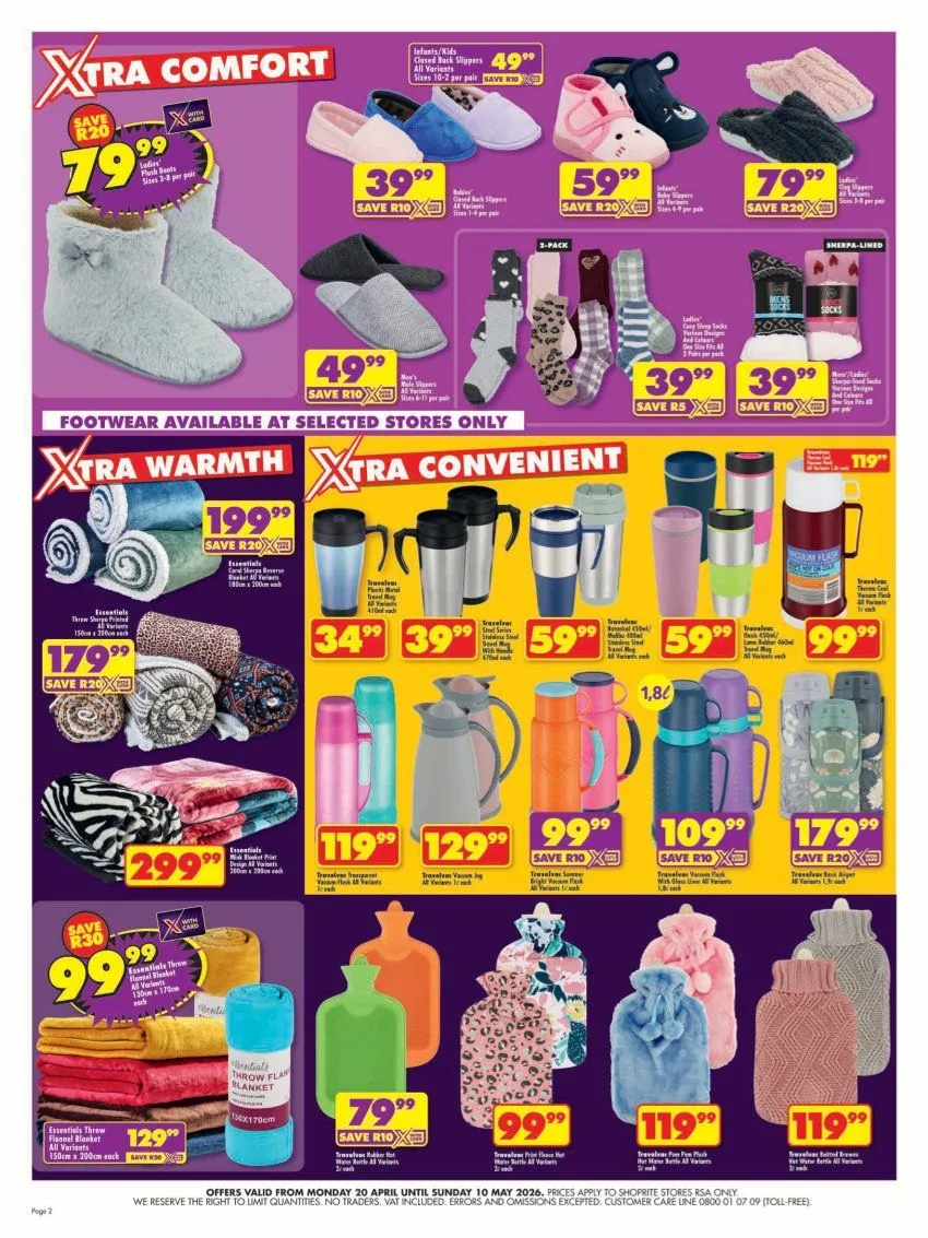  Shoprite Sales from 20 April to 10 May 2026 - Catalogue Page 2