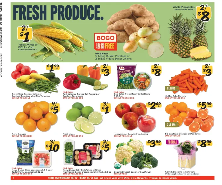 Weekly ad  Winn Dixie Sales from July 15 to July 21 2026 - Page 2