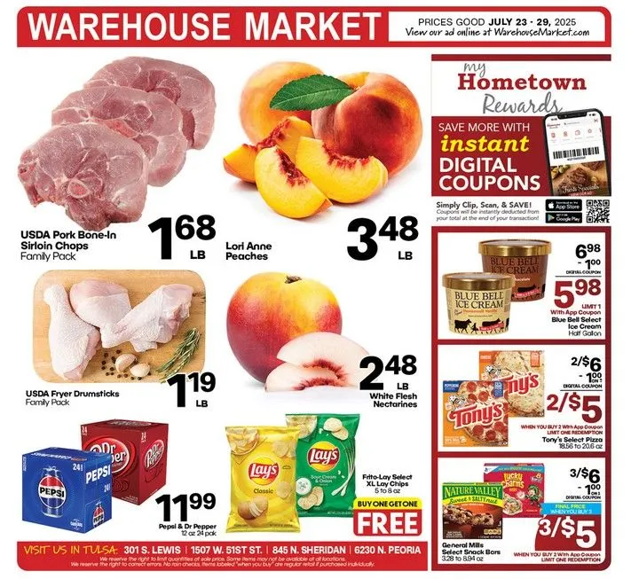Weekly ad Warehouse Market Sales from July 23 to July 29 2025 - Page 