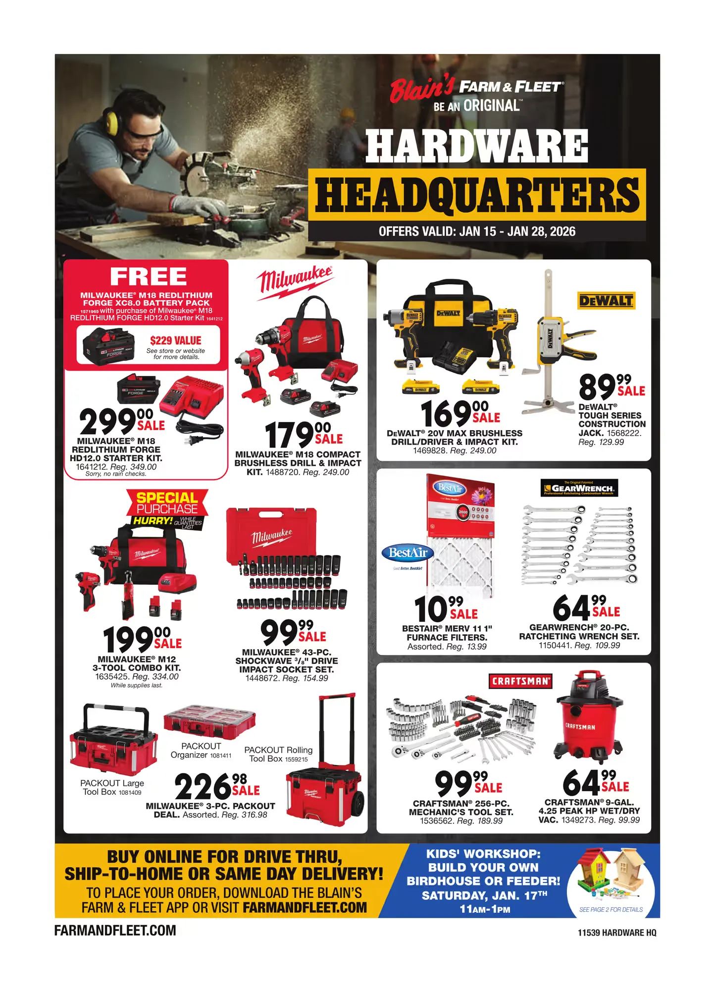 Weekly ad Blain's Farm & Fleet Sales from January 15 to January 28 2026 - Page 1
