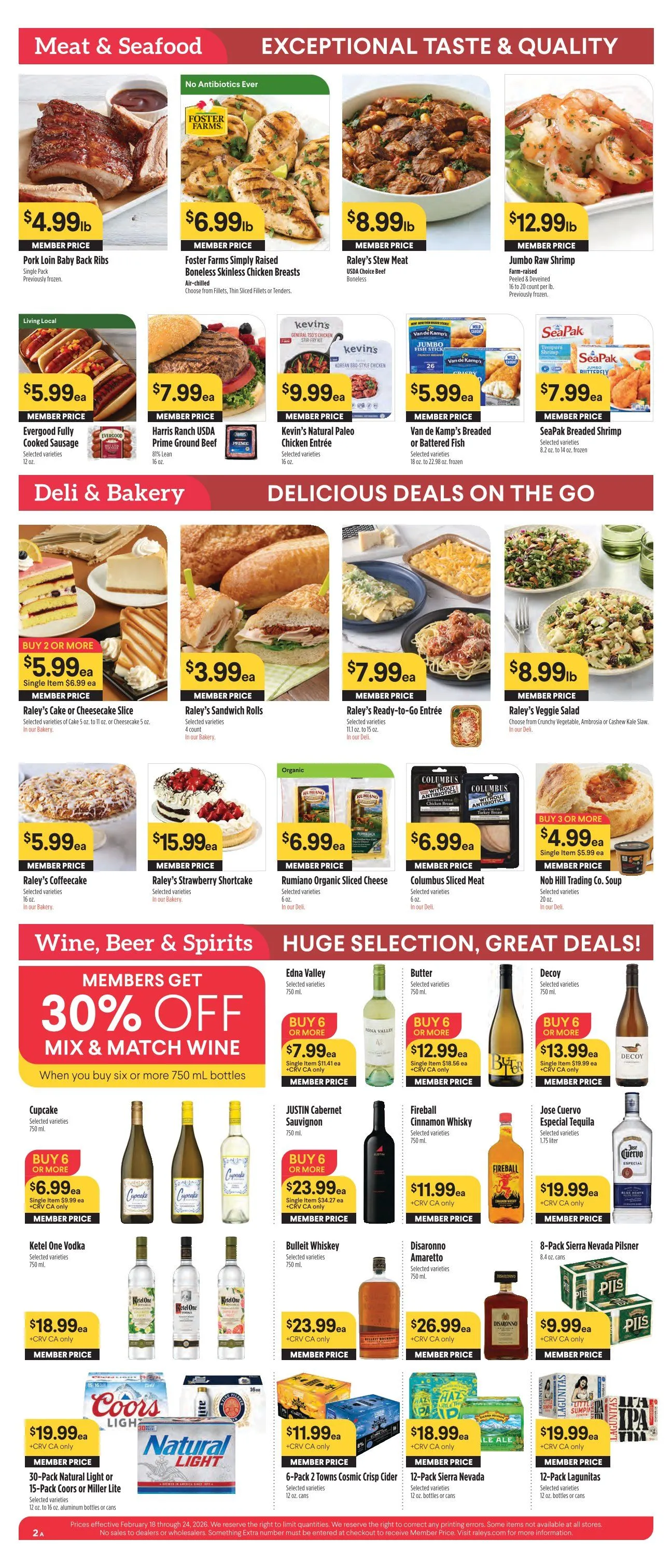Weekly ad Raley's Sales from February 18 to February 24 2026 - Page 2