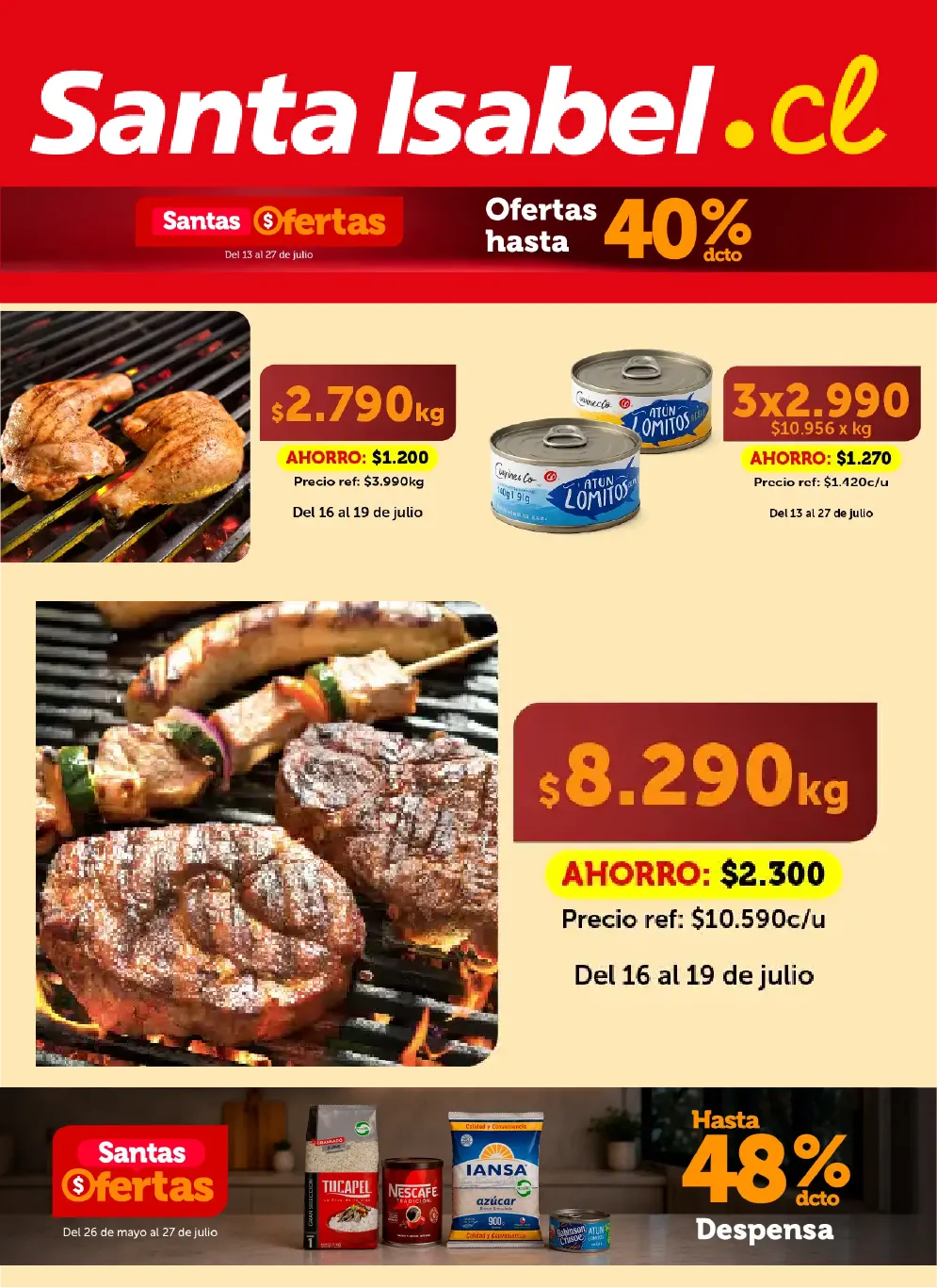 Catálogo de Santa Isabel Ofertas 17 de julio al 31 de julio 2026 - Página 1