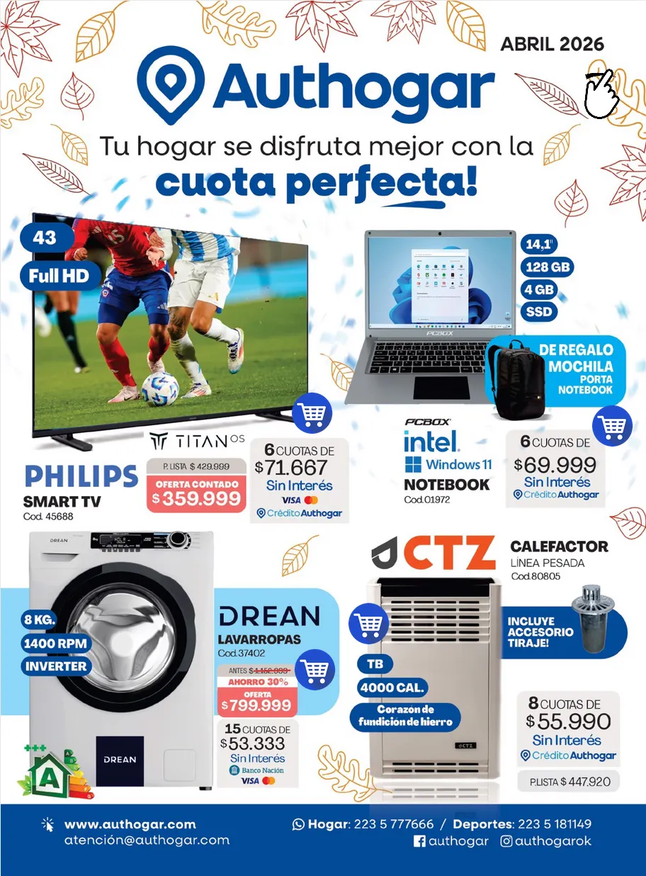 Ofertas de  Authogar Ofertas 1 de abril al 30 de abril 2026 - Página 2 del catálogo