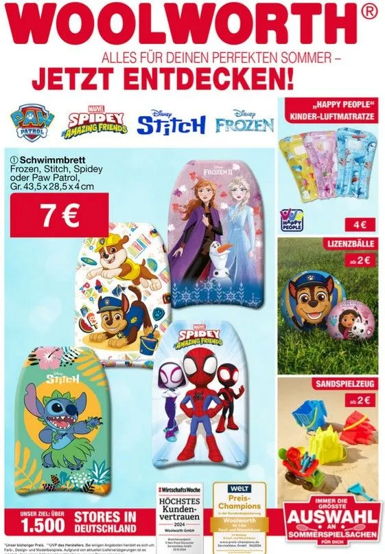 Woolworth Angebote von 28. Juli bis 2. August 2025 - Prospekt seite