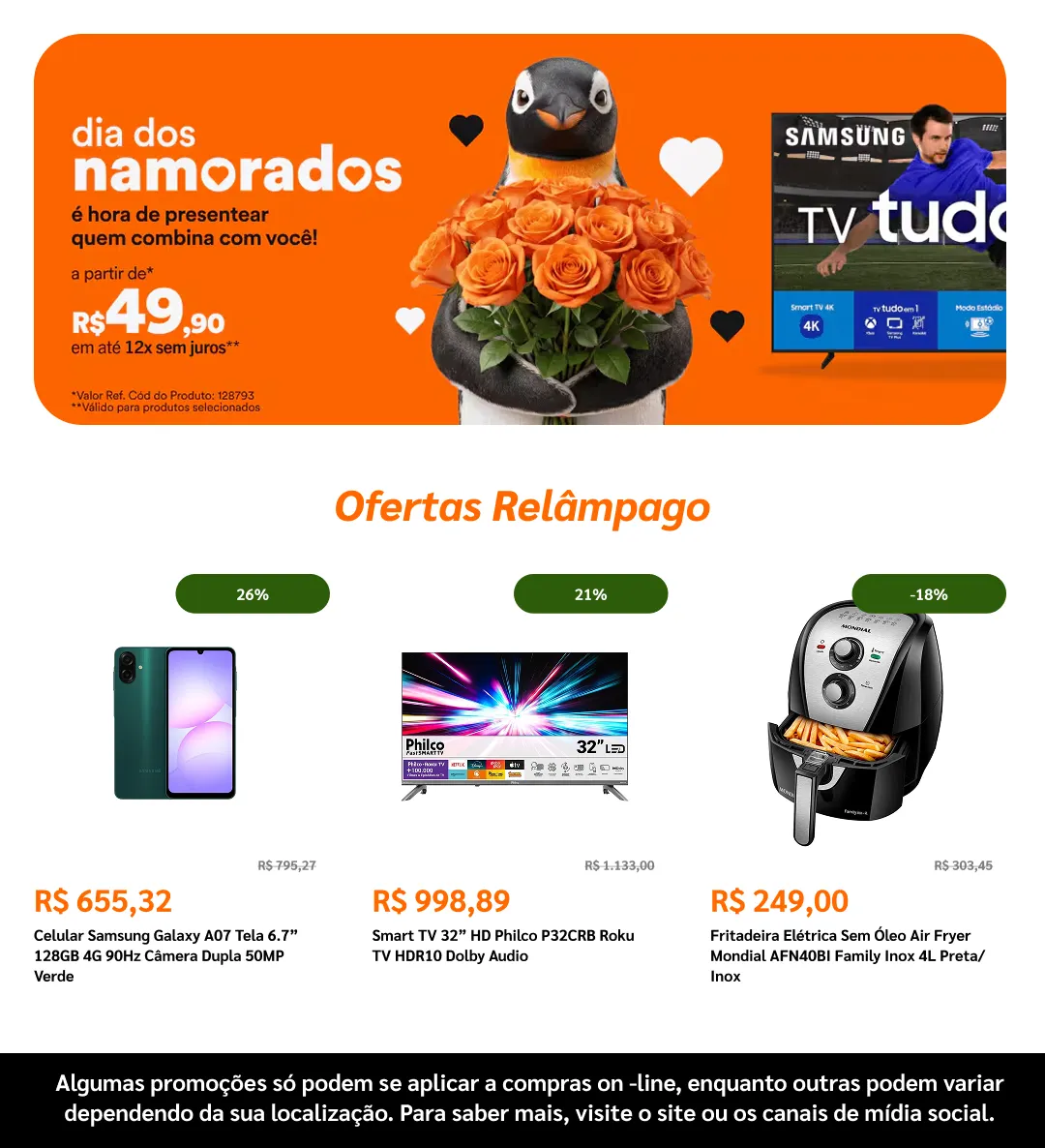 Encarte de Ponto Frio Ofertas 10 de junho até 29 de junho 2026 - Pagina 2