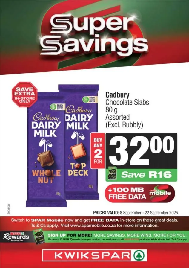  SPAR weekly ads from 8 September to 13 September 2025 - Catalogue Page 