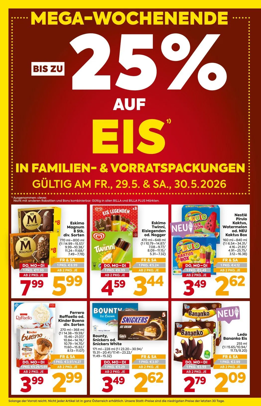Billa Plus Prospekte von 28. Mai bis 2. Juni 2026 - Flugblätt seite  2