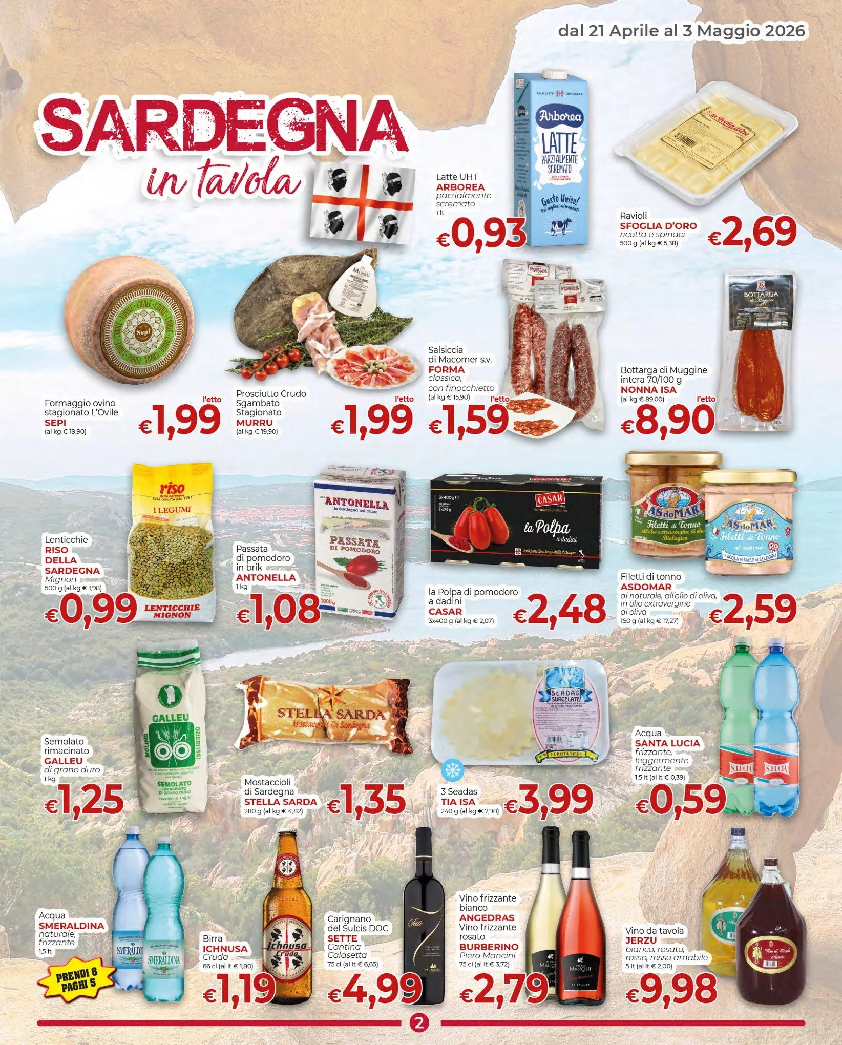 Volantini Supermercati Nonna Isa da 21 aprile a 3 maggio di 2026 - Pagina del volantino 2