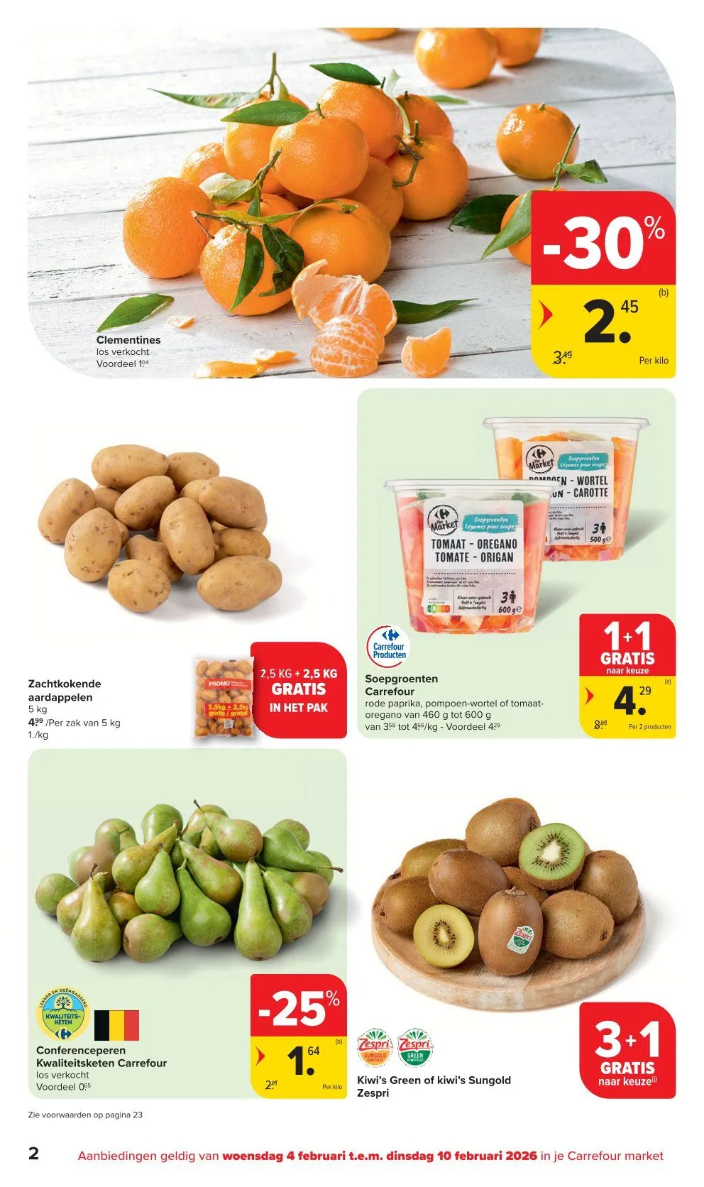 Carrefour folder van 4 februari tot 10 februari 2026 - folder pagina 2