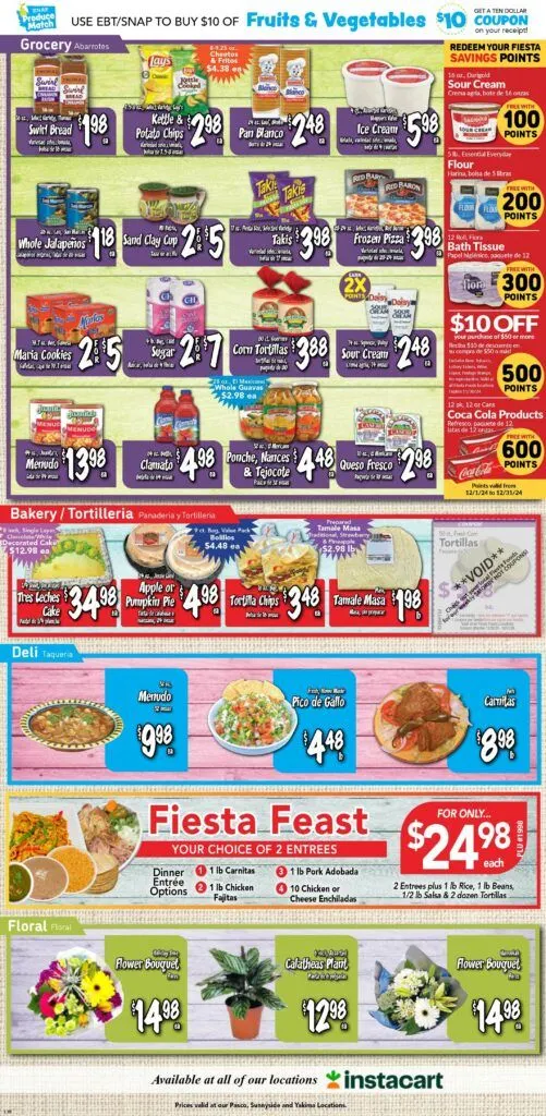 Weekly ad Fiesta Foods SuperMarkets Deals from December 27 to December 31 2024 - Page 