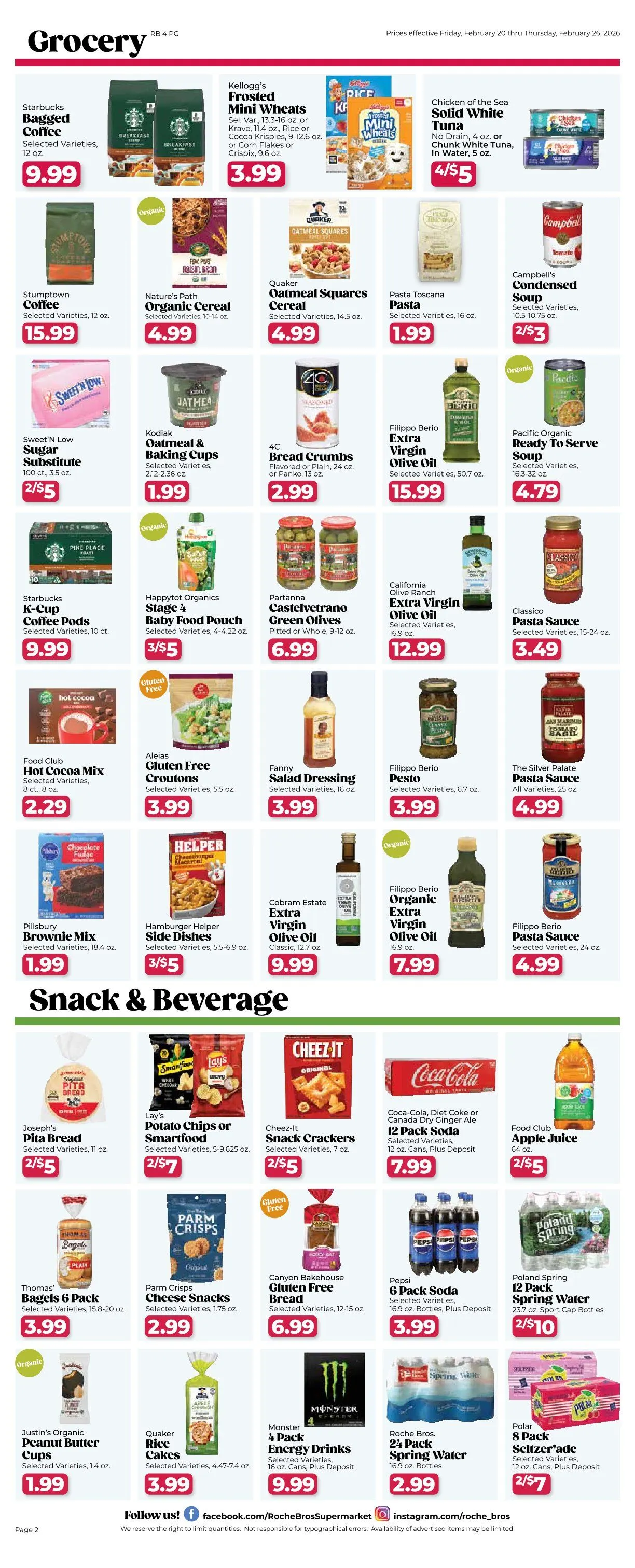 Weekly ad Roche Bros.  Sales from February 20 to February 26 2026 - Page 2