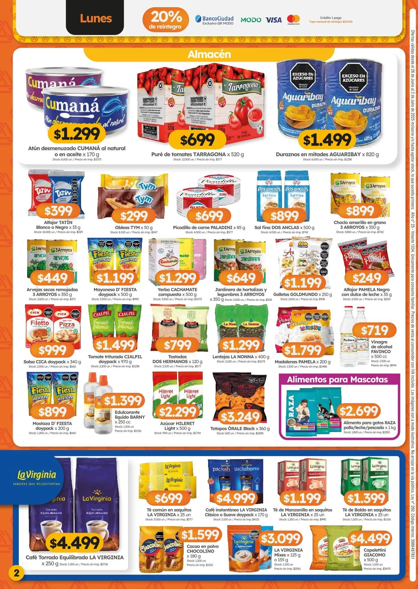 Ofertas de Cordiez Ofertas 26 de junio al 1 de julio 2025 - Página 2 del catálogo