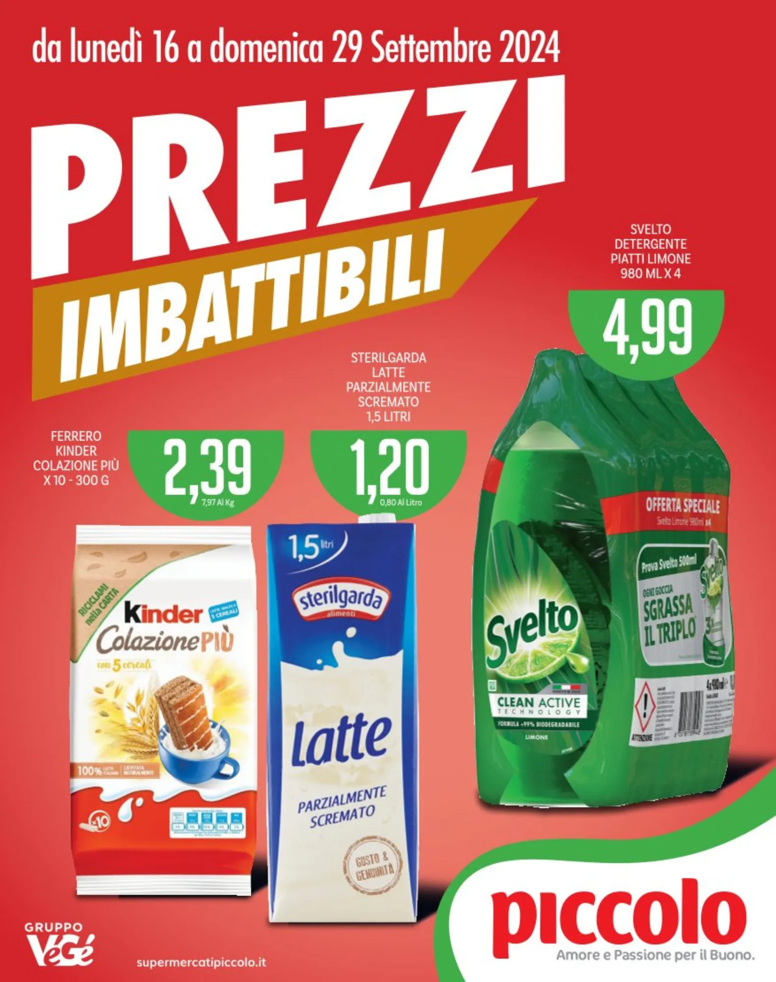 Offerta speciale di Piccolo da 16 settembre a 29 settembre di 2024 - Pagina del volantino