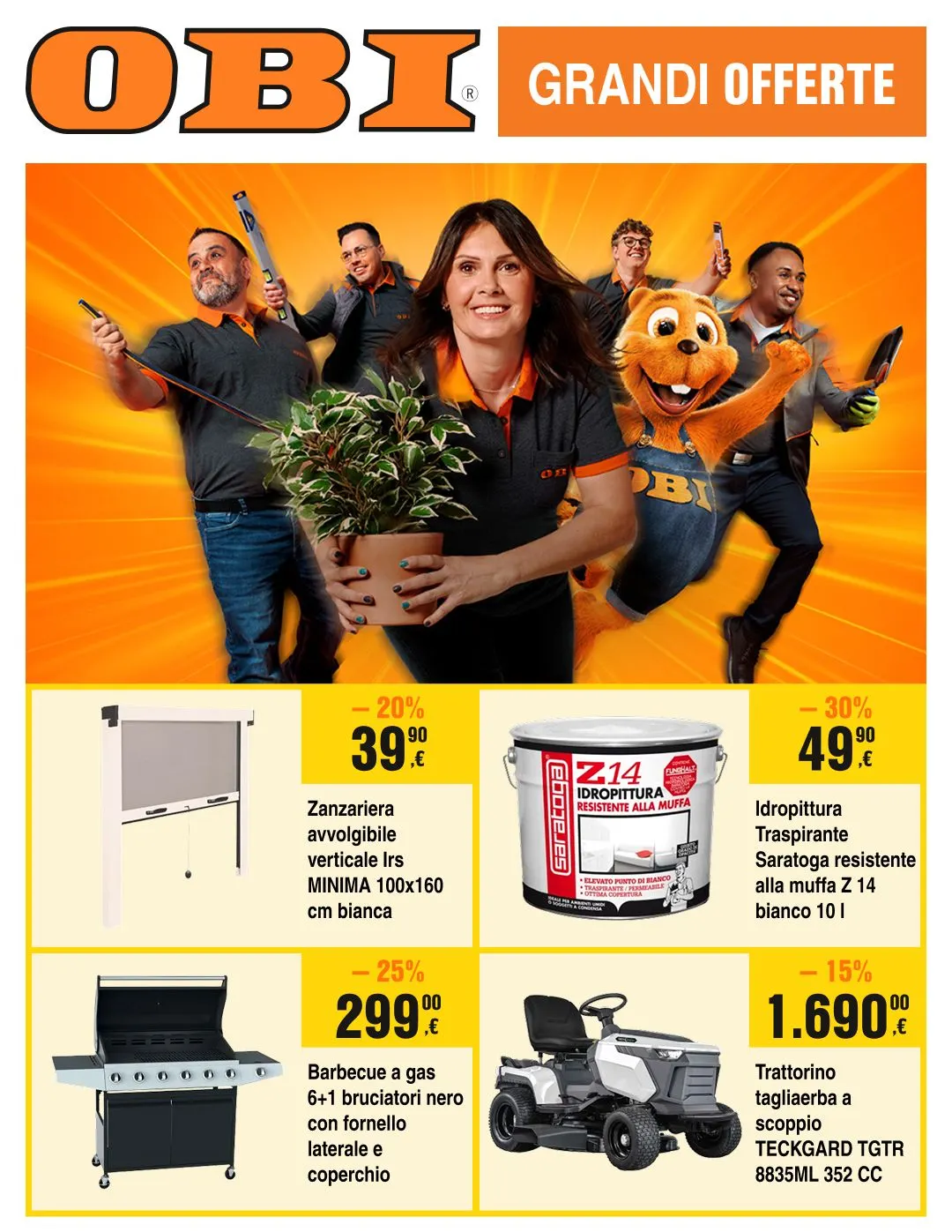 OBI Offerte e sconti da 6 maggio a 20 maggio di 2025 - Pagina del volantino