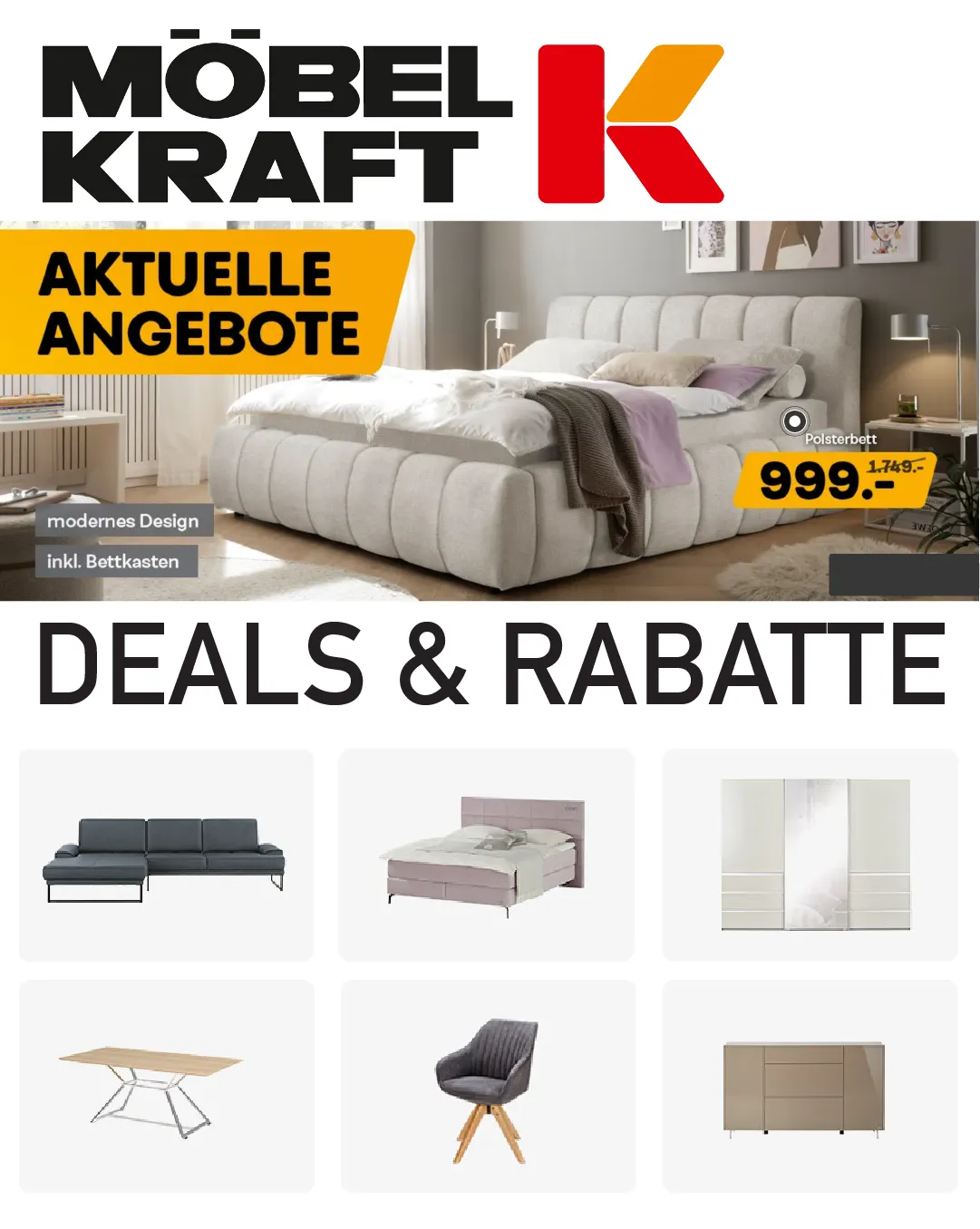 Möbel Kraft Angebote von 14. Juli bis 28. Juli 2026 - Prospekt seite 1
