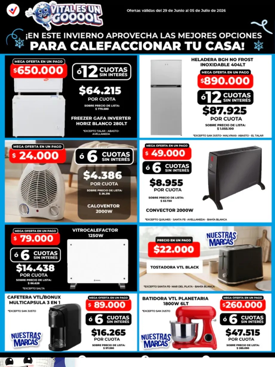 Ofertas de  Ofertas Vital 29 de junio al 5 de julio 2026 - Página 2 del catálogo