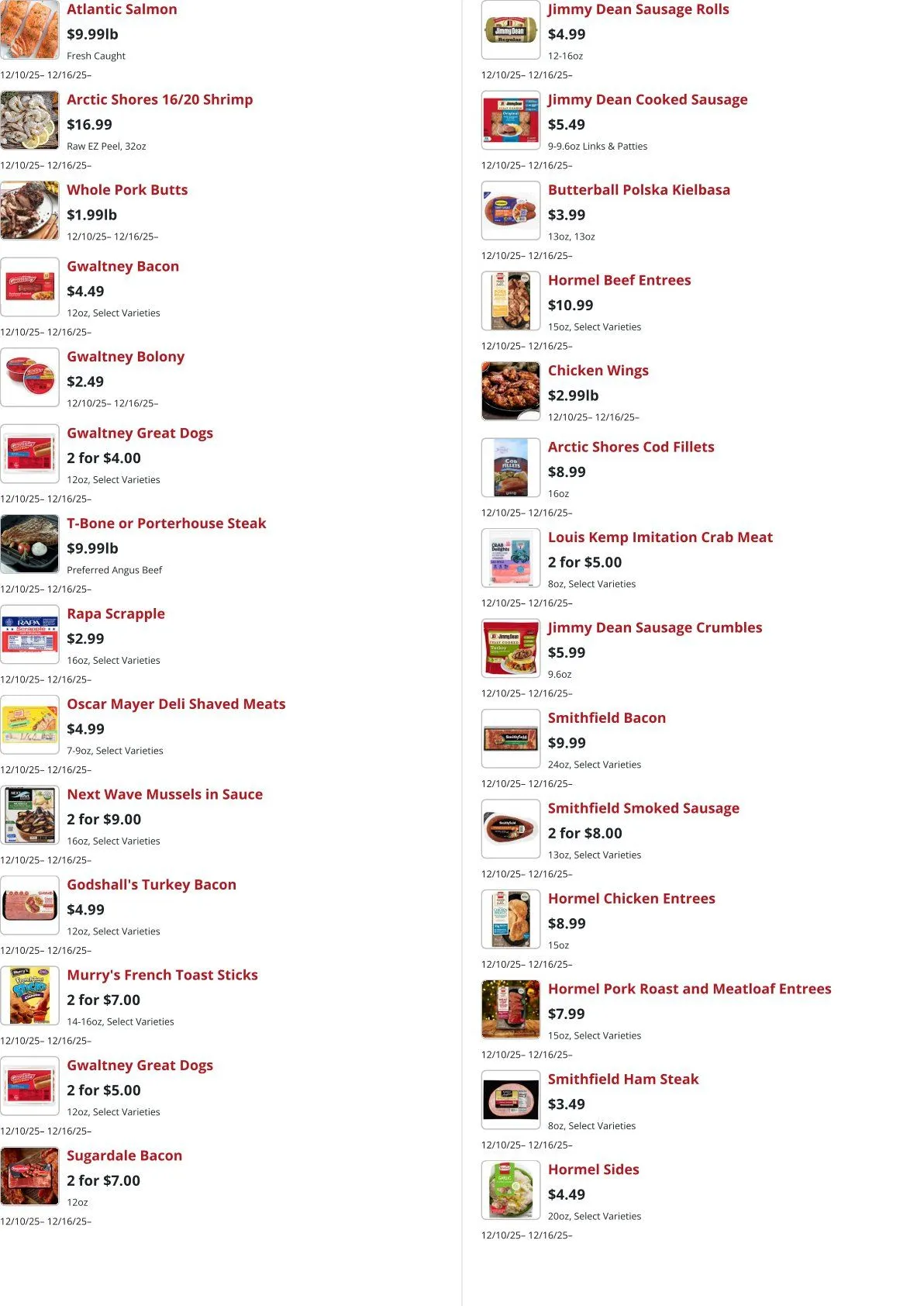 Weekly ad Farm Fresh Sales from December 10 to December 16 2025 - Page 2