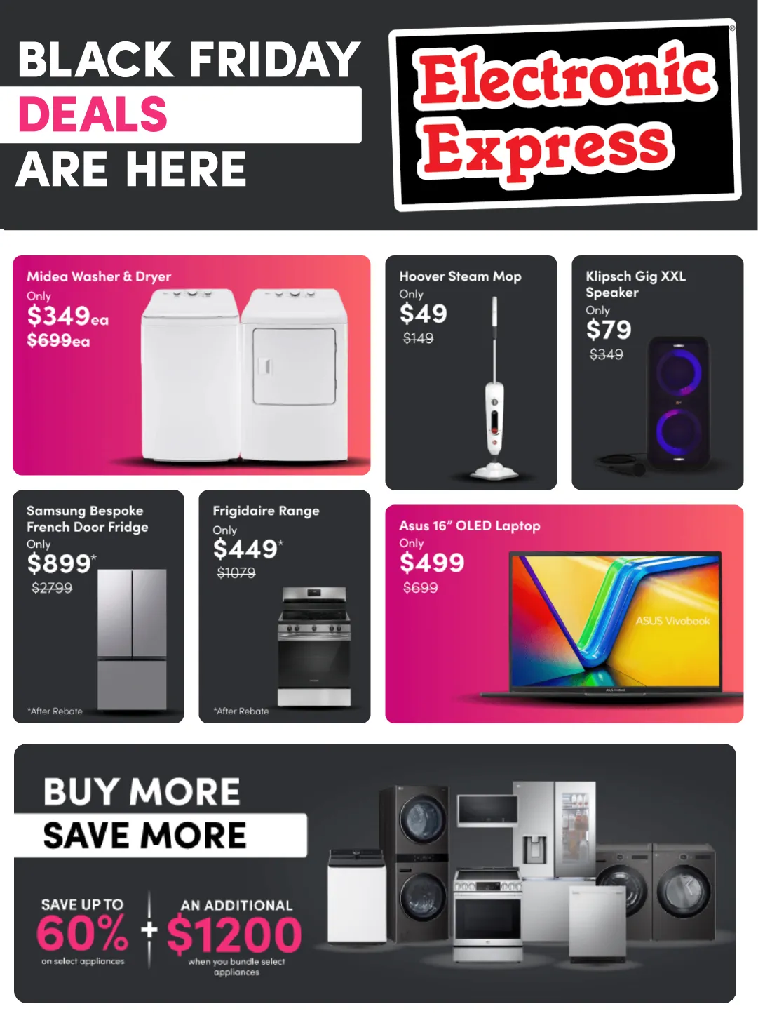 Weekly ad Electronic Express Sales from November 25 to December 6 2025 - Page 1