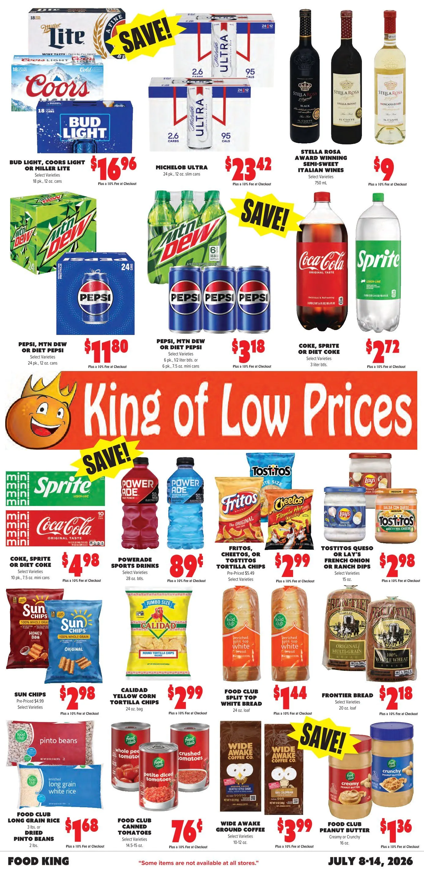 Weekly promotion Food King Sales spanning from July 8 to July 14 2026 - Page 2 for Catalogue 365