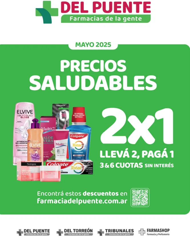 Ofertas de Ofertas Farmacia Del Puente 1 de mayo al 31 de mayo 2025 - Página  del catálogo
