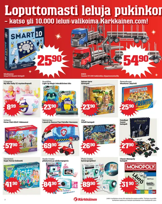 Kärkkäinen  Angebote voimassa alkaen 3. joulukuuta - 16. joulukuuta 2025 - Tarjouslehti sivu 2