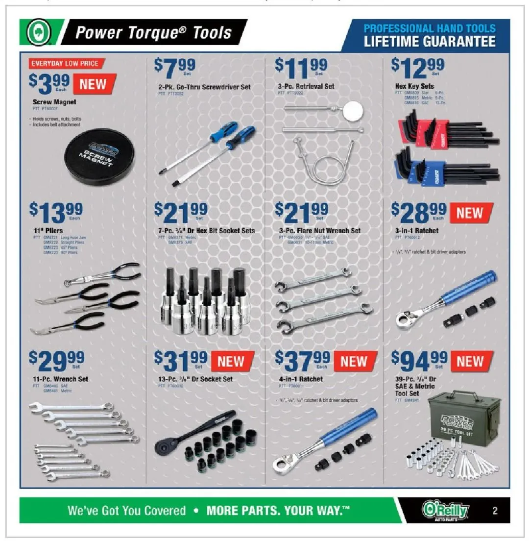 Weekly ad O'Reilly Auto Parts Deals from February 26 to March 25 2025 - Page 2