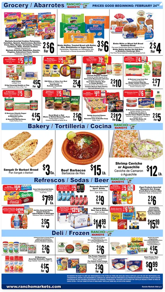 Weekly ad Rancho Markets Sales from February 24 to March 2 2026 - Page 2
