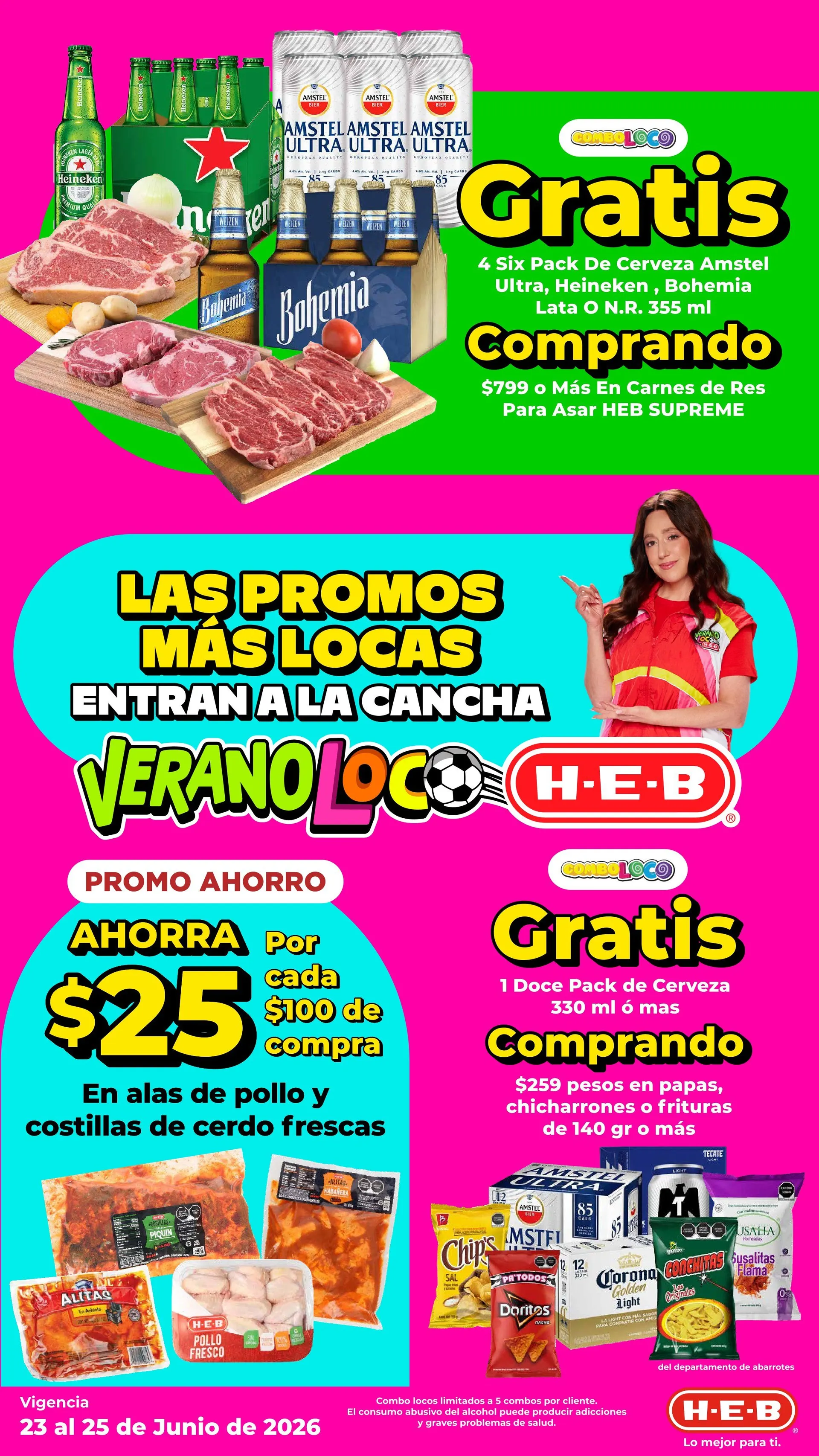 Catálogo de H-E-B Ofertas 23 de junio al 25 de junio 2026 - Pagina 2