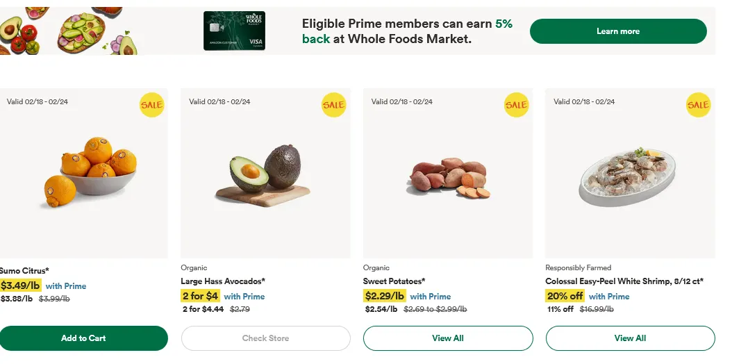 Whole Foods Market Sales from February 18 to February 24 2026 - flyer page 2