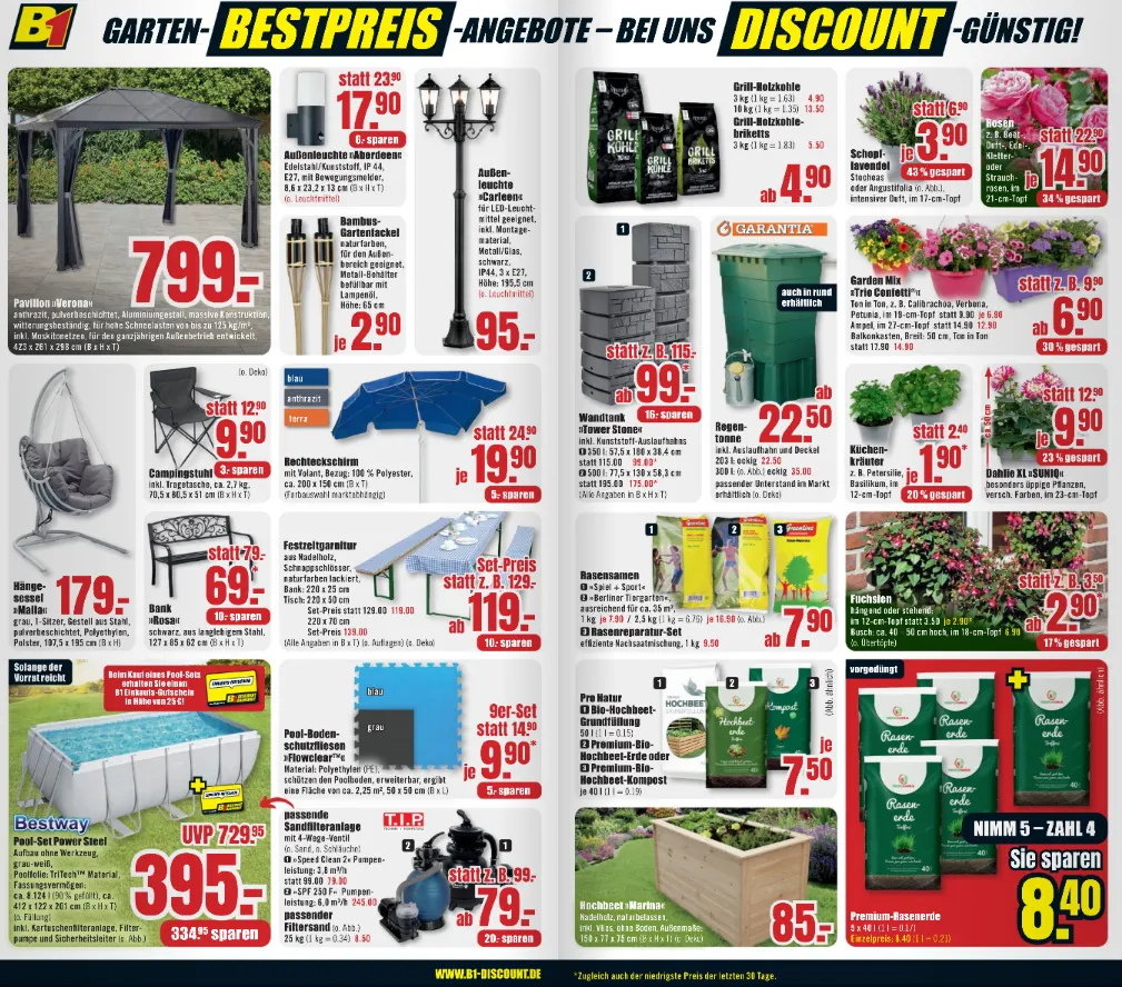 B1 Discount Baumarkt Angebote von 9. Mai bis 15. Mai 2026 - Prospekt seite 2