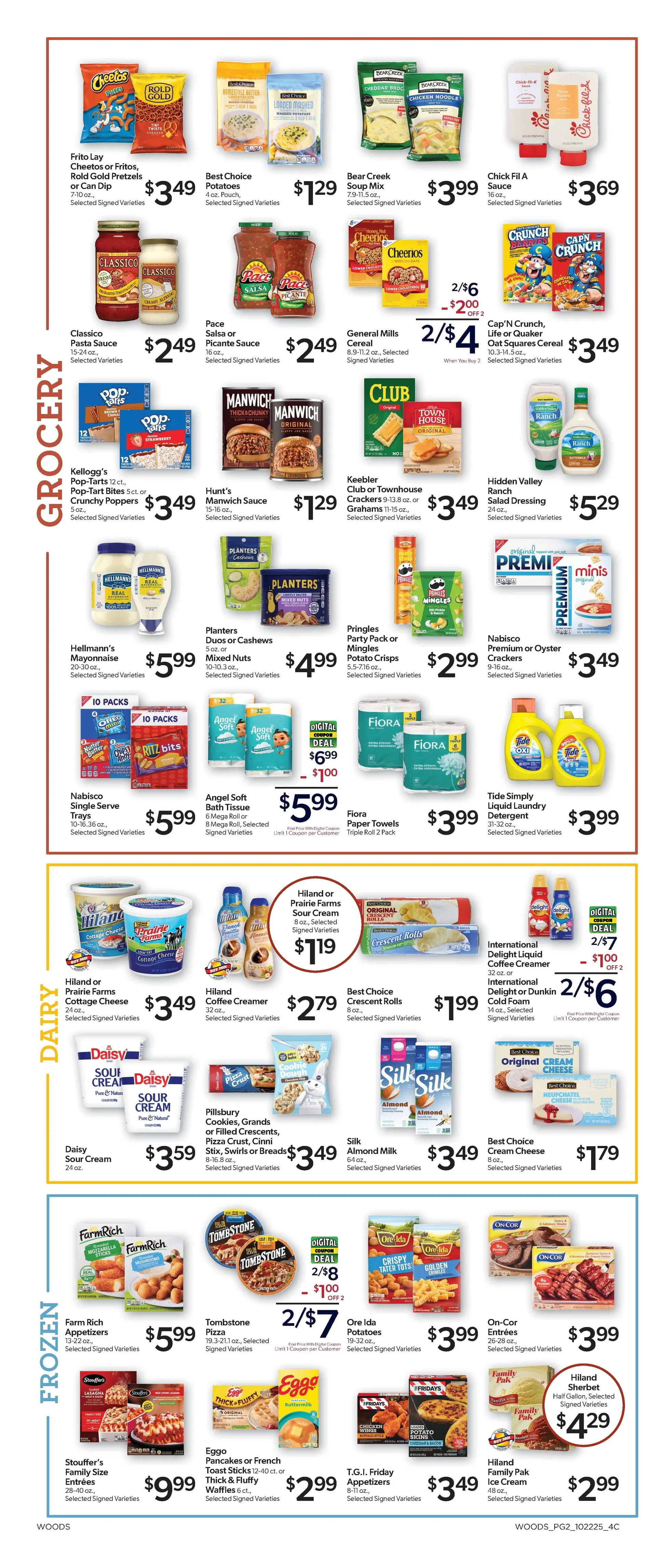 Weekly ad Woods Supermarket Sales from October 22 to October 28 2025 - Page 2