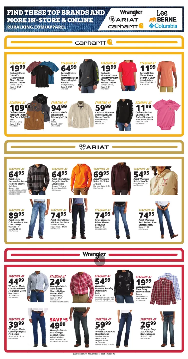 Weekly ad Rural King Sales from October 30 to November 5 2025 - Page 2