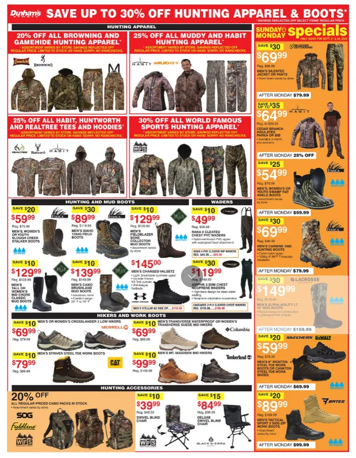 Weekly ad Dunham's Sports Sales from September 20 to September 25 2025 - Page 2
