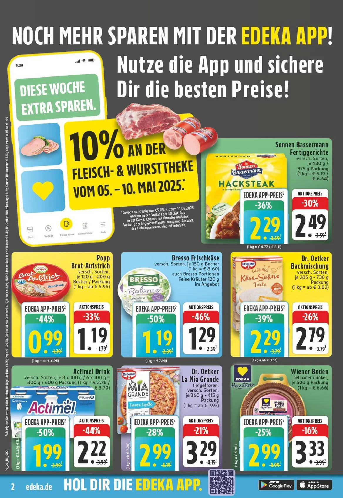 Edeka Prospekt von 5. Mai bis 10. Mai 2025 - Prospekt seite 2