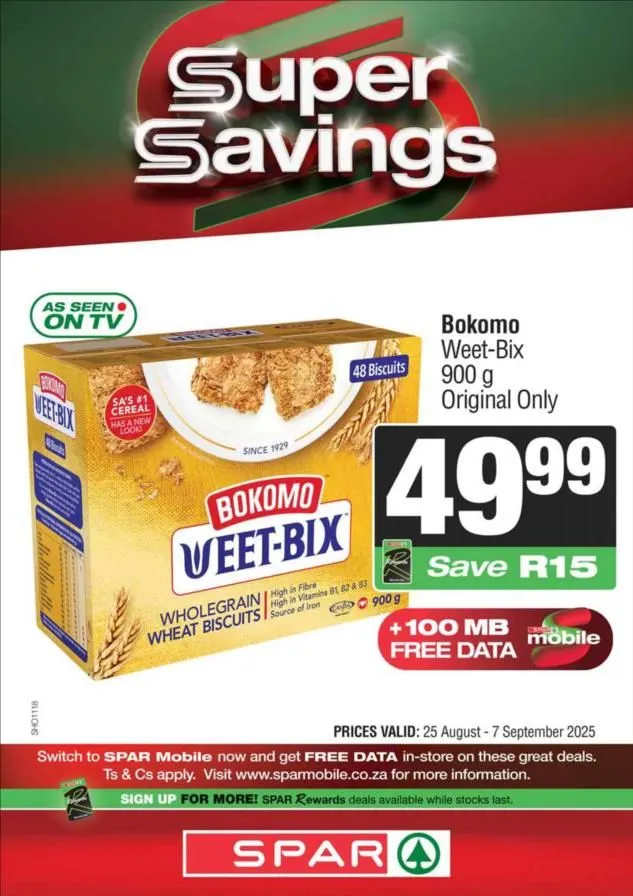 SPAR weekly ads from 25 August to 7 September 2025 - Catalogue Page 2