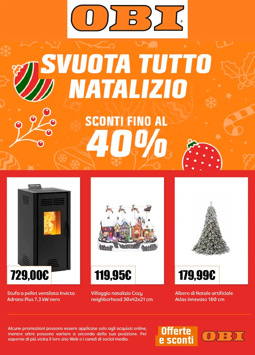 Offerta speciale di OBI da 18 dicembre a 31 dicembre di 2024 - Pagina del volantino 1