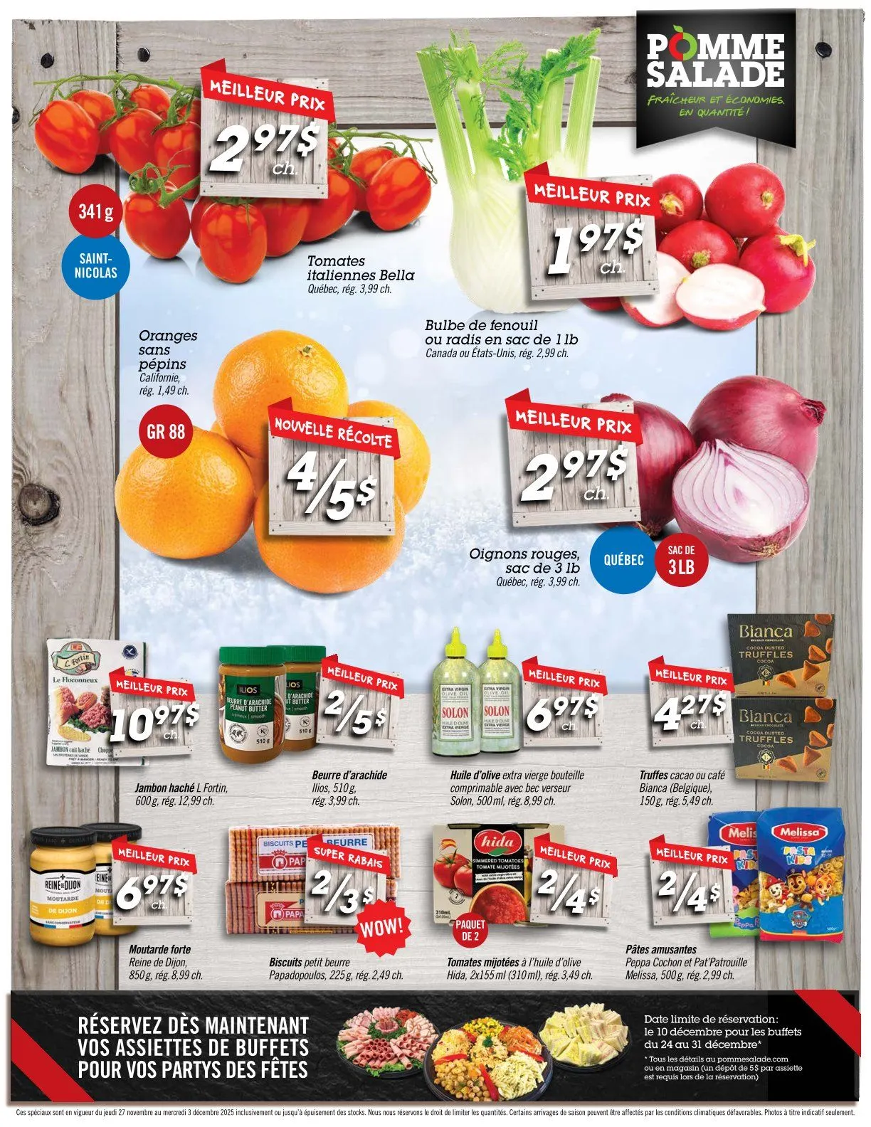 Pomme Salade Sales from November 27 to December 3 2025 - flyer page 2