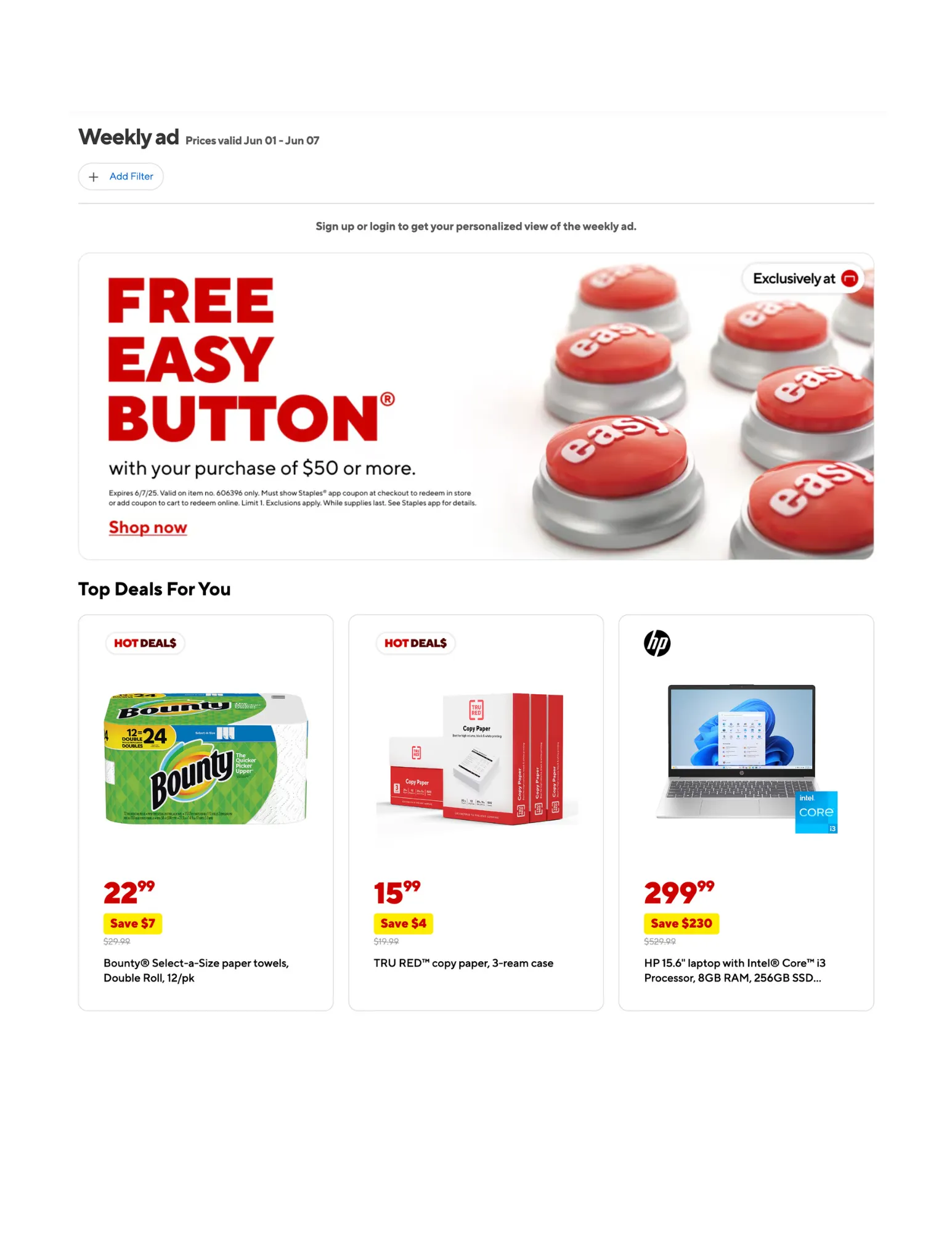 Weekly ad Weekly ads from June 1 to June 7 2025 - Page 1