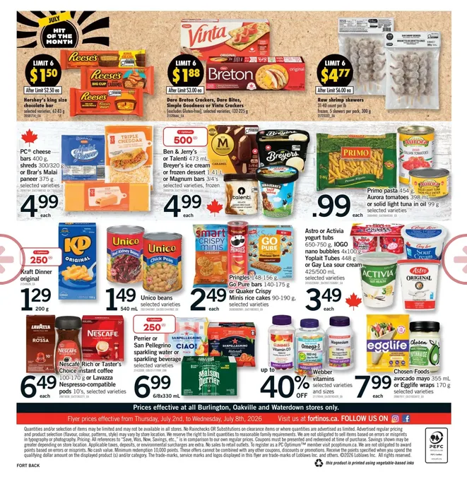 Fortinos Sales from July 2 to July 8 2026 - flyer page 2