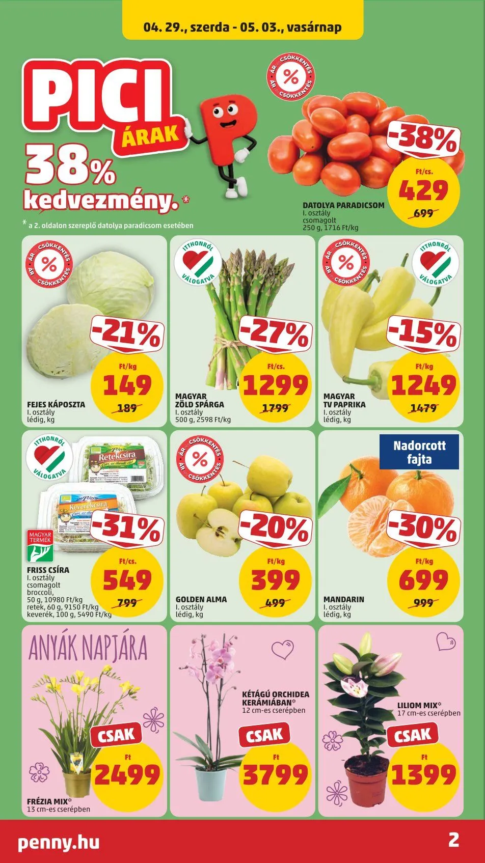 Katalógus  Penny Market legfrissebb ajánlatai április 29.-tól május 6.-ig 2026. - Oldal 2