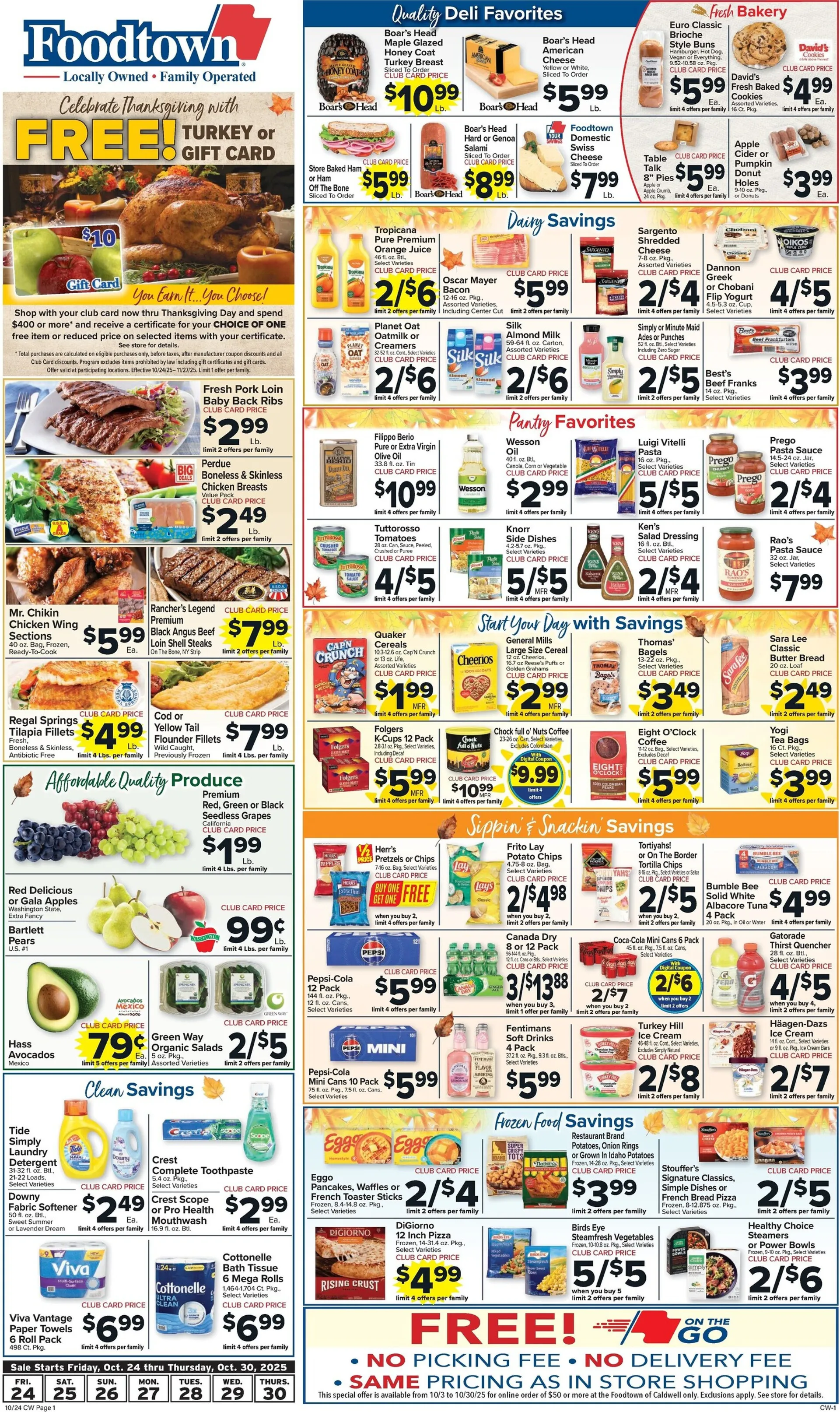 Weekly ad Foodtown Sales from October 24 to October 30 2025 - Page 