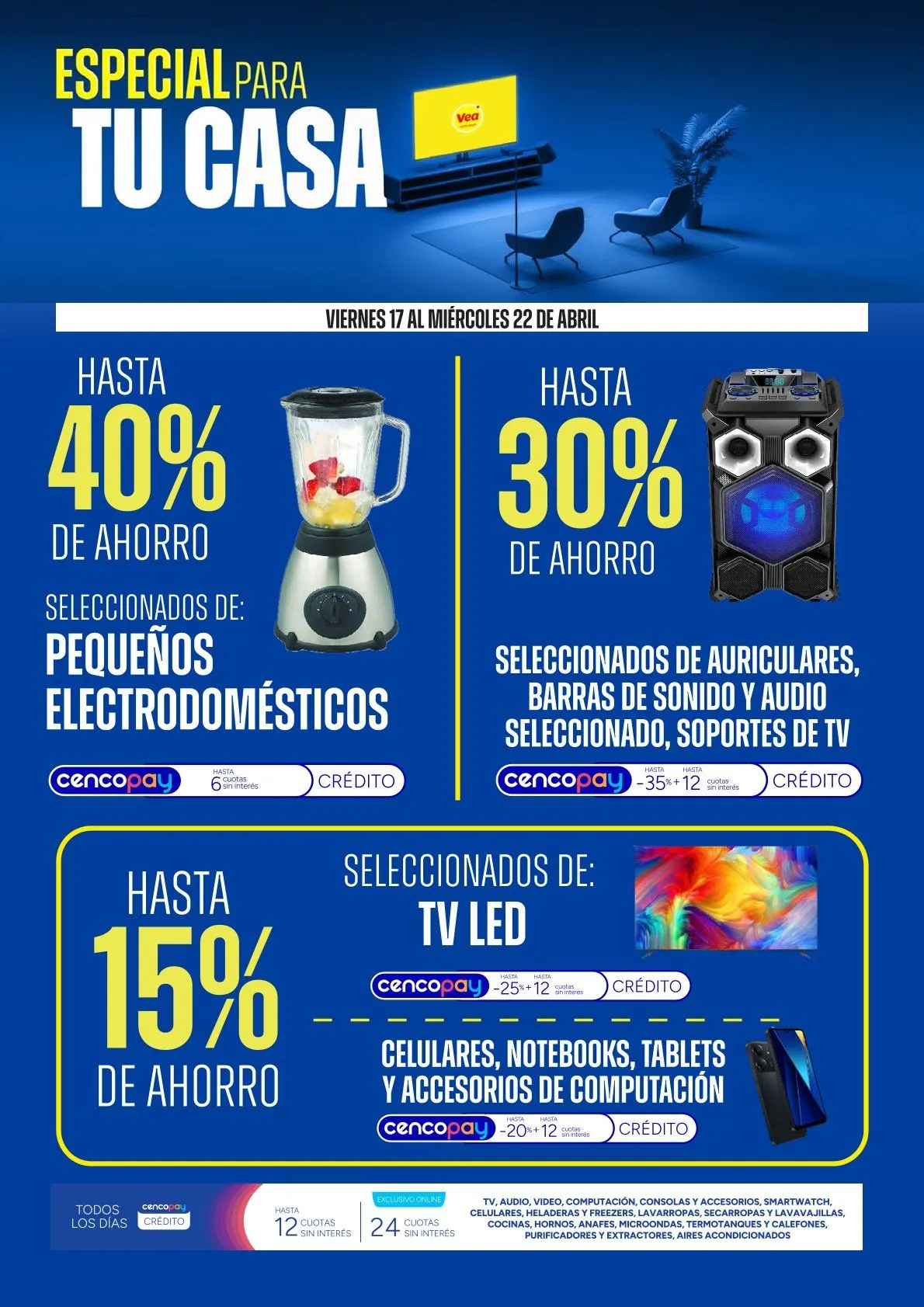 Ofertas de Vea Ofertas 17 de abril al 23 de abril 2026 - Página 2 del catálogo