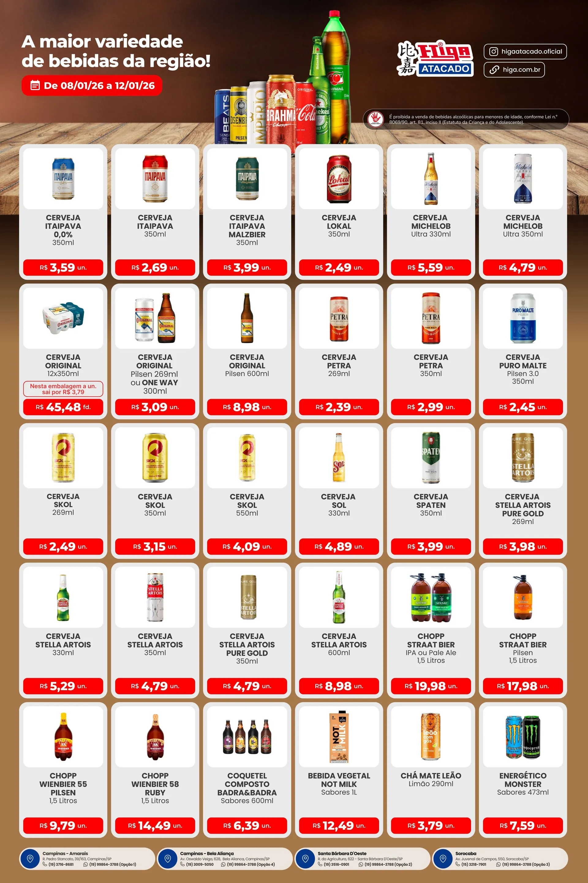 Encarte de Folhetos Higa Atacado  8 de janeiro até 12 de janeiro 2026 - Pagina 2