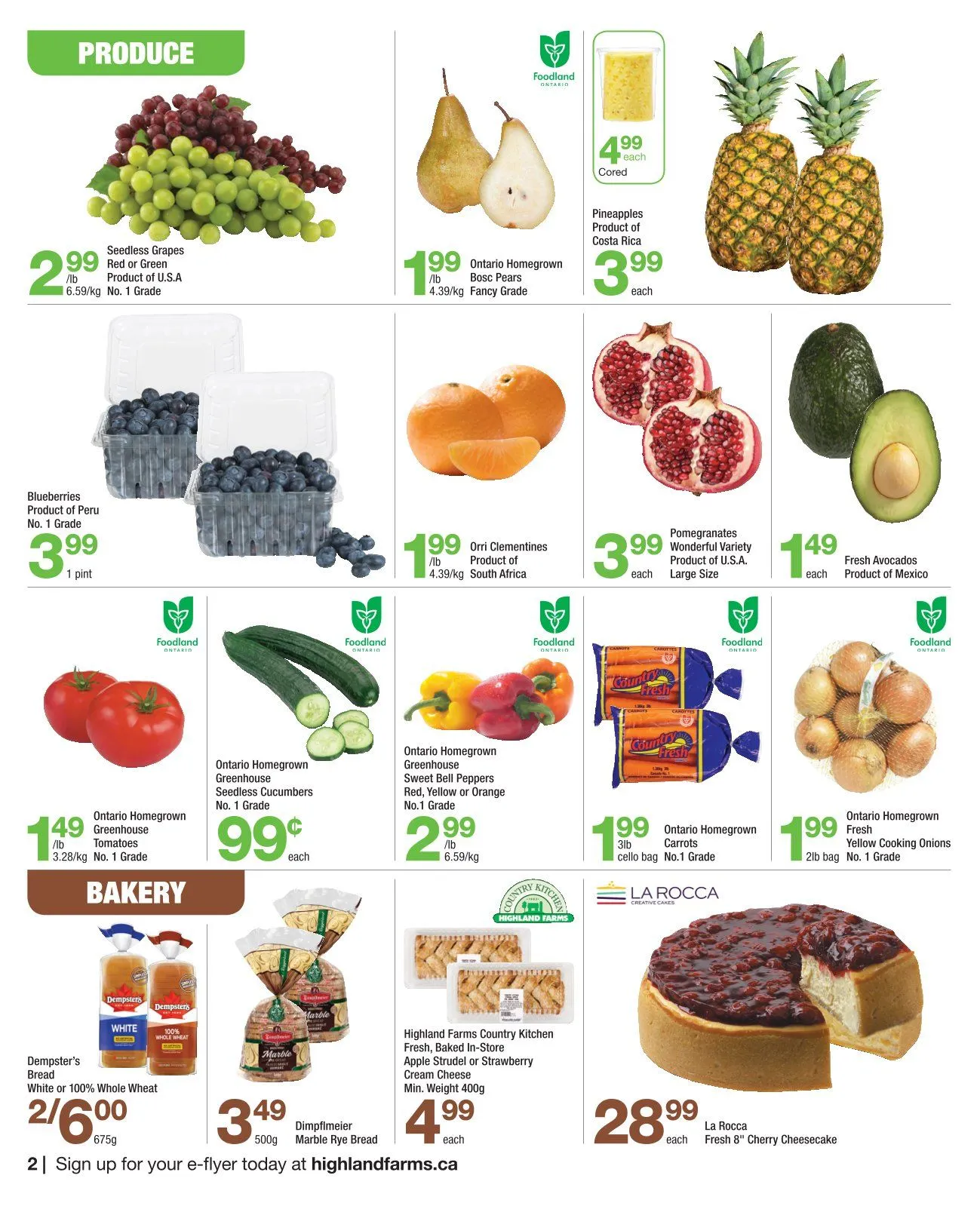 Highland Farms Sales from October 30 to November 12 2025 - flyer page 2